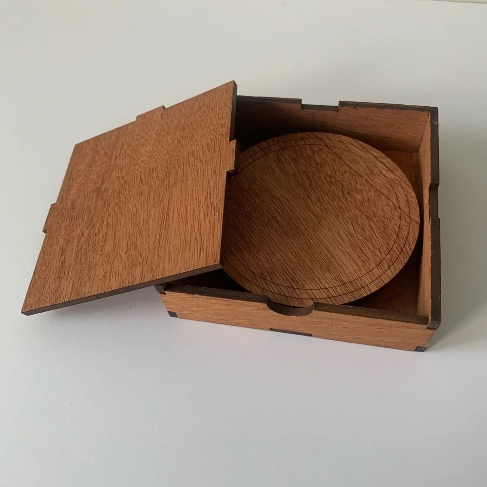 Wood Chuck Coaster Set of 4 - Picture 5 of 9